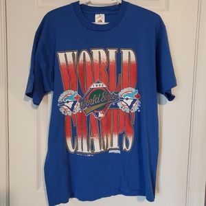 Toronto Blue Jays 1992 world series cotton tshirt